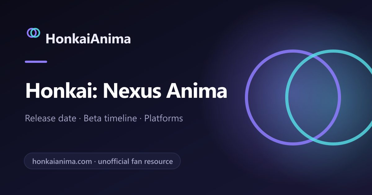 Honkai: Nexus Anima 官方视觉图